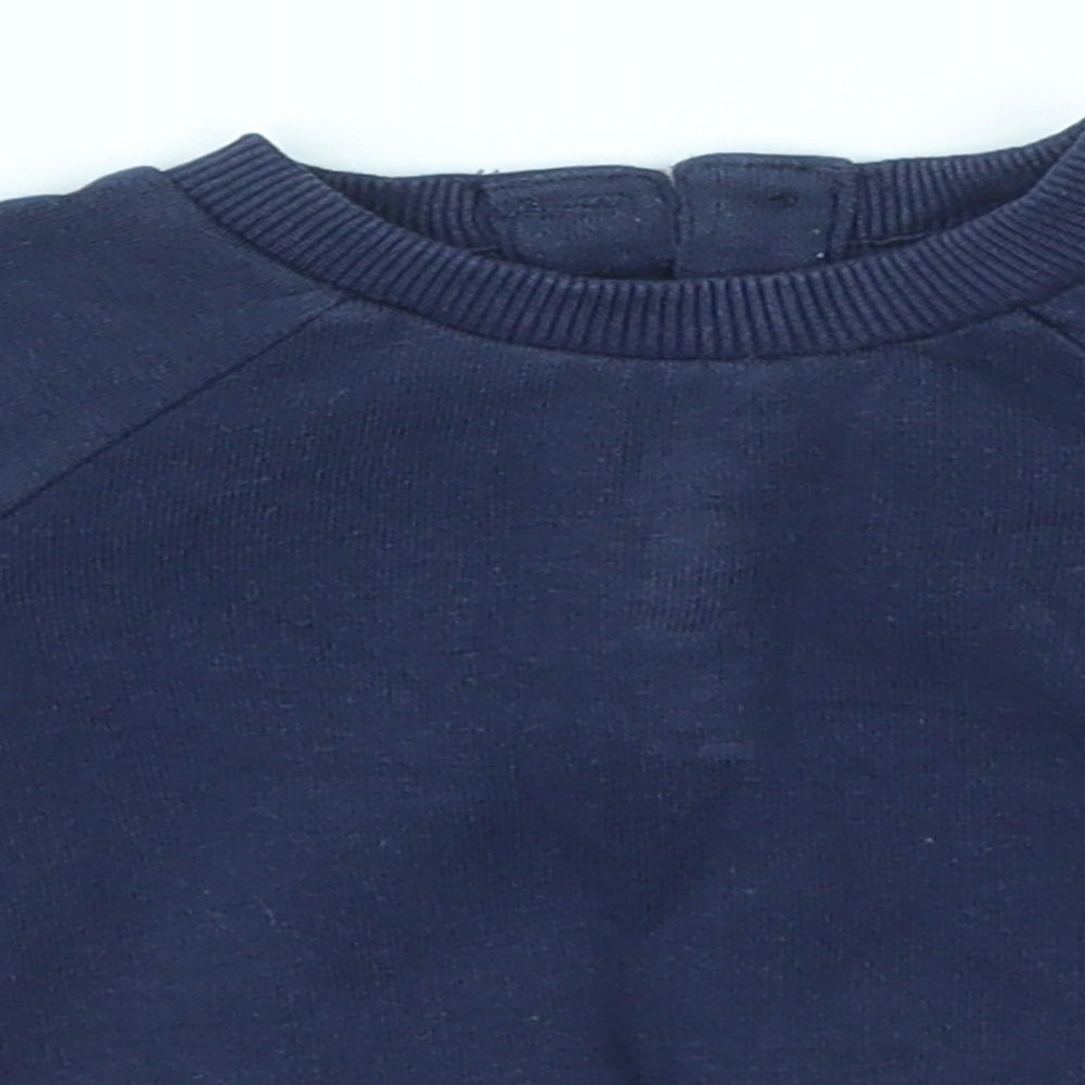 Matalan Baby Blue   Pullover Jumper Size 0-3 Months