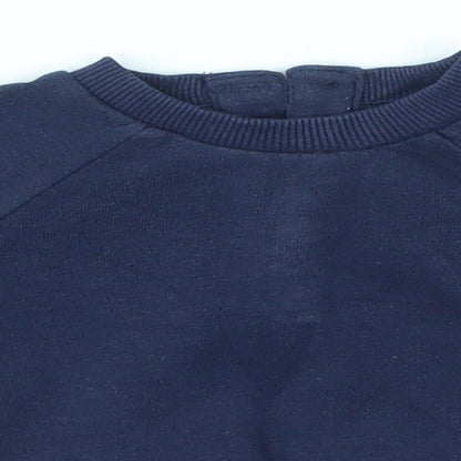 Matalan Baby Blue   Pullover Jumper Size 0-3 Months