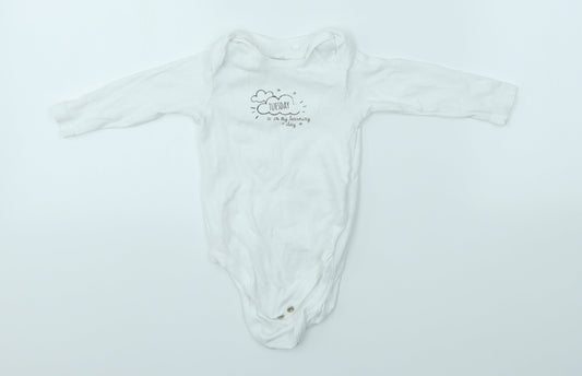 LUPILO Baby White   Babygrow One-Piece Size 3-6 Months