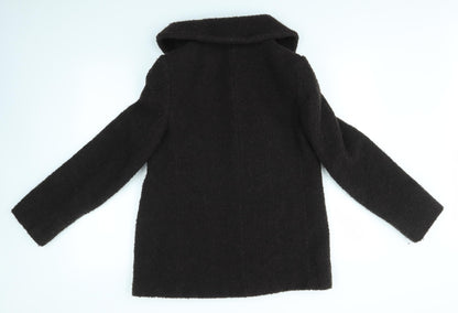 Womens UK Size 10 M&S Brown Overcoat
