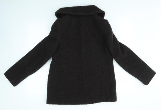 Womens UK Size 10 M&S Brown Overcoat