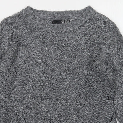 Womens UK Size 6 Atmosphere Grey Pullover Jumper