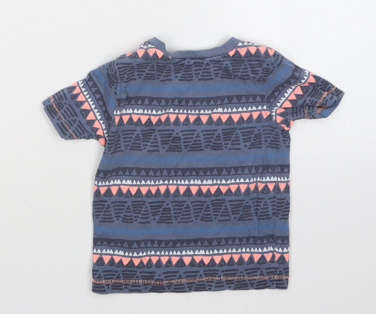 George Boys Multicoloured Argyle/Diamond  Basic T-Shirt Size 12-18 Months