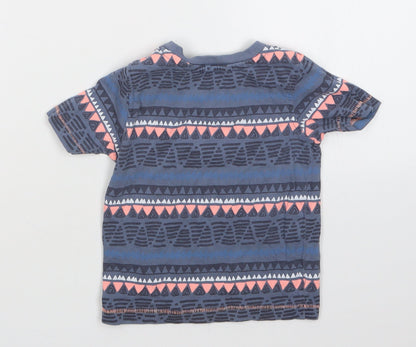 George Boys Multicoloured Argyle/Diamond  Basic T-Shirt Size 12-18 Months