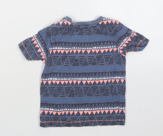 George Boys Multicoloured Argyle/Diamond  Basic T-Shirt Size 12-18 Months