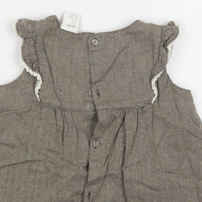H&M Girls Brown   A-Line  Size 12-18 Months