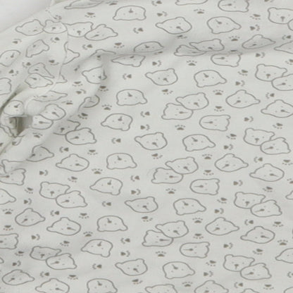 Lupilu Baby White Animal Print  Basic T-Shirt Size 3-6 Months