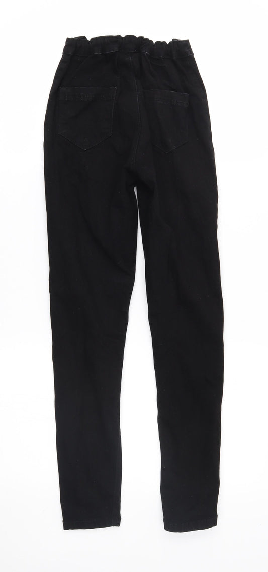 Candy Couture Girls Black   Skinny Jeans Size 12 Years