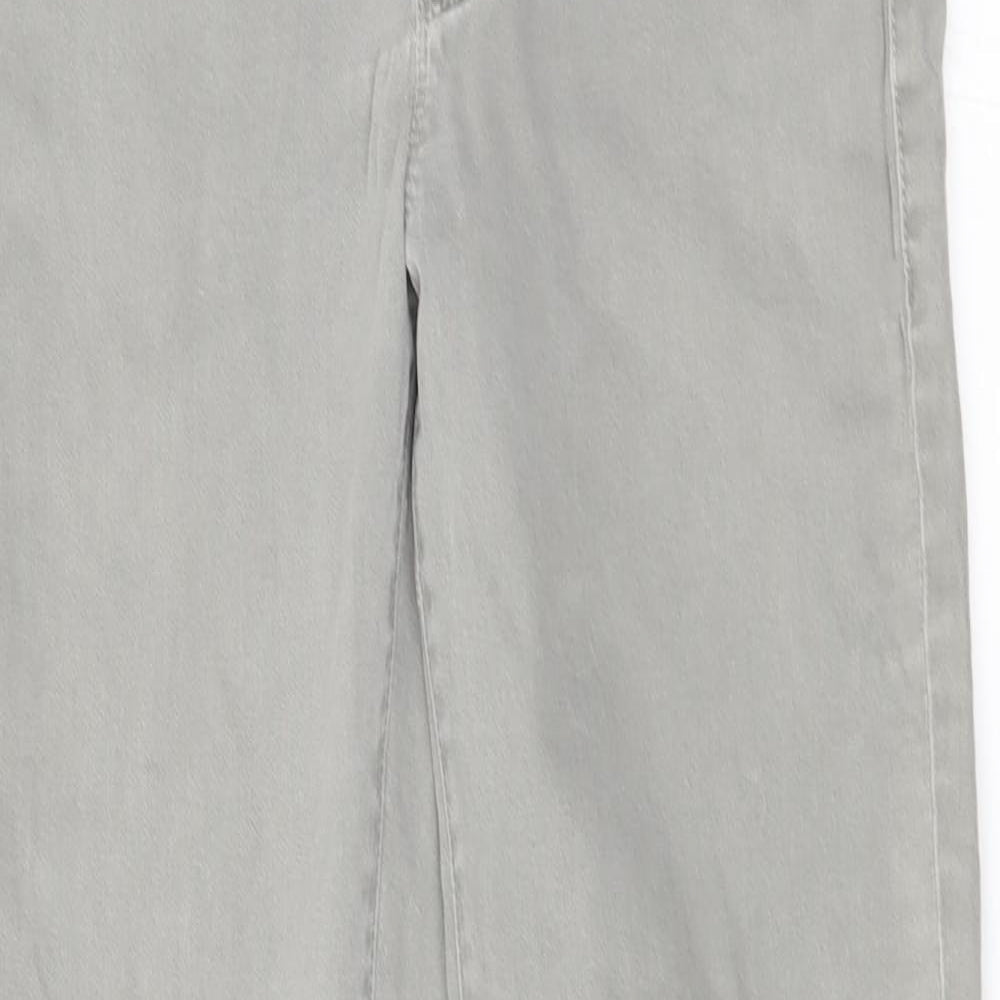 Womens UK Size 28 in Preworn Regular Fit Straight Grey Jeans