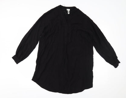 H&M Womens Black   T-Shirt Dress  Size XS