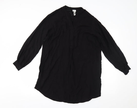 H&M Womens Black   T-Shirt Dress  Size XS
