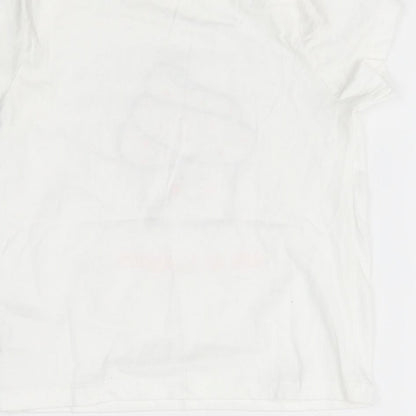 NEXT Girls White   Basic T-Shirt Size 12-18 Months  - cute as a cupcake