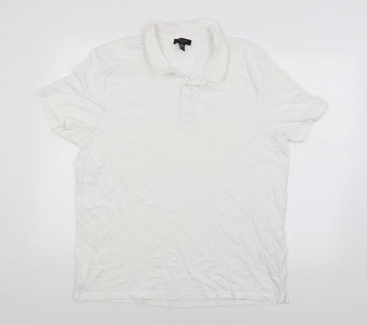 New Look Mens White    Polo Size XL