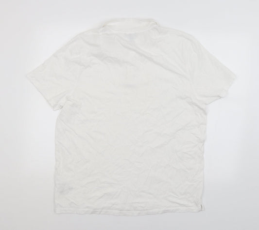 New Look Mens White    Polo Size XL