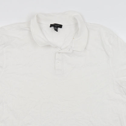 New Look Mens White    Polo Size XL