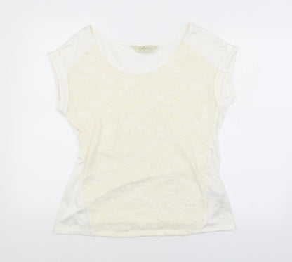 Womens UK Size 16 Preworn White Basic Blouse