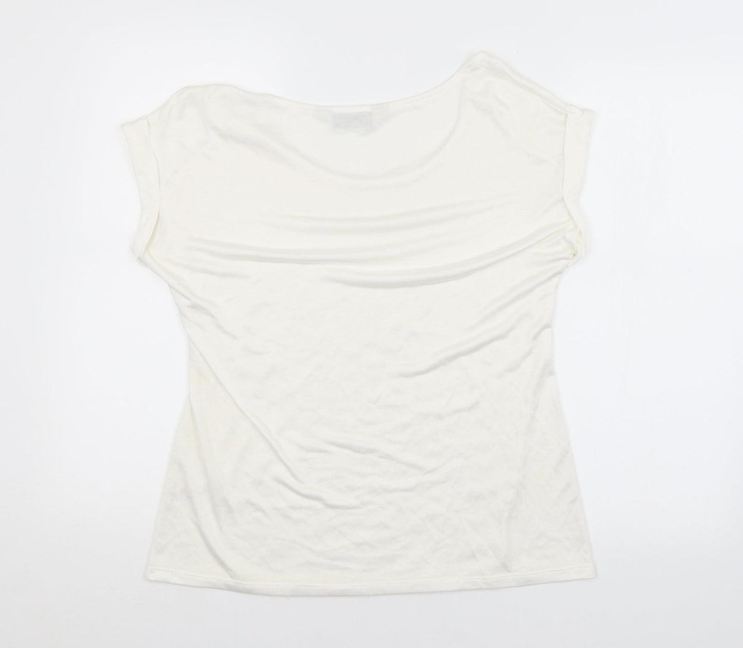 Womens UK Size 16 Preworn White Basic Blouse