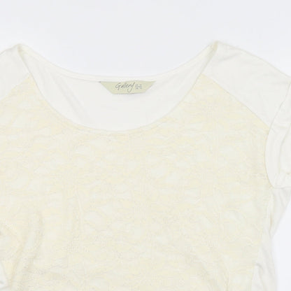 Womens UK Size 16 Preworn White Basic Blouse