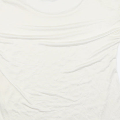 Womens UK Size 16 Preworn White Basic Blouse