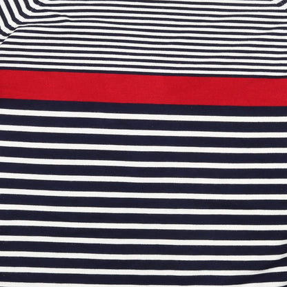 CASAMA Womens Multicoloured Striped  Pullover Jumper Size L