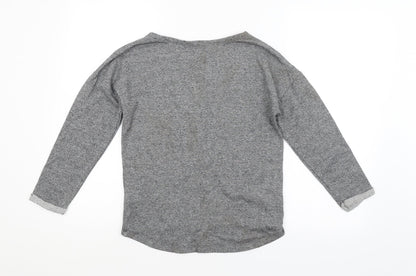 H&M Boys Grey   Pullover Sweatshirt Size 11-12 Years