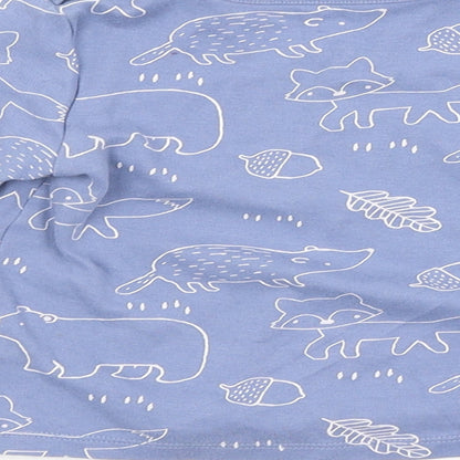 F&F Baby Blue Animal Print  Basic T-Shirt Size 12-18 Months