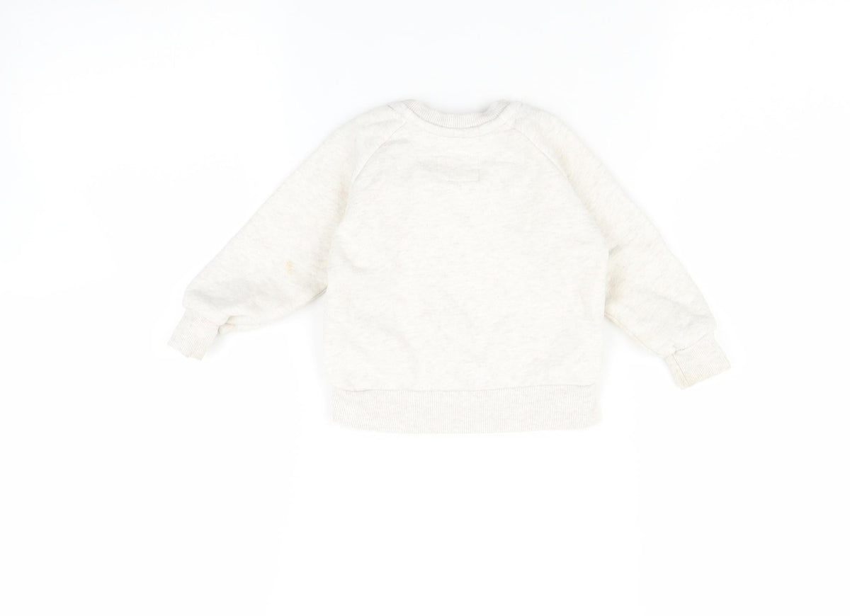 Primark Baby Beige   Pullover Jumper Size 9-12 Months  - Love