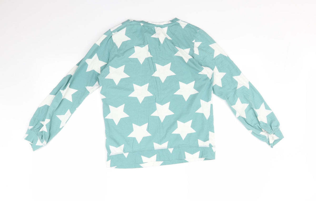 Next Womens Blue    Pyjama Top Size XS  - Star print