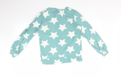 Next Womens Blue    Pyjama Top Size XS  - Star print