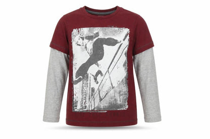 F&F Boys Red   Basic T-Shirt Size 7-8 Years
