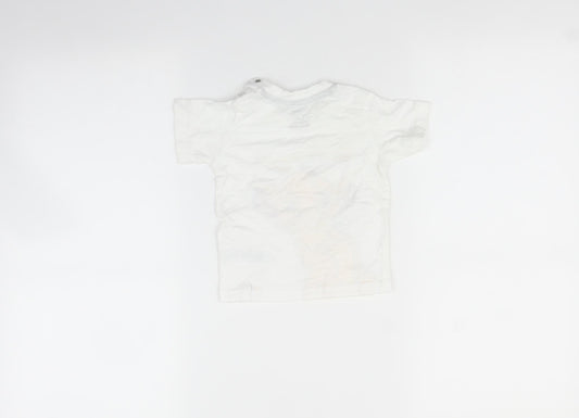 Primark Baby White   Basic T-Shirt Size 6-9 Months  - Simba