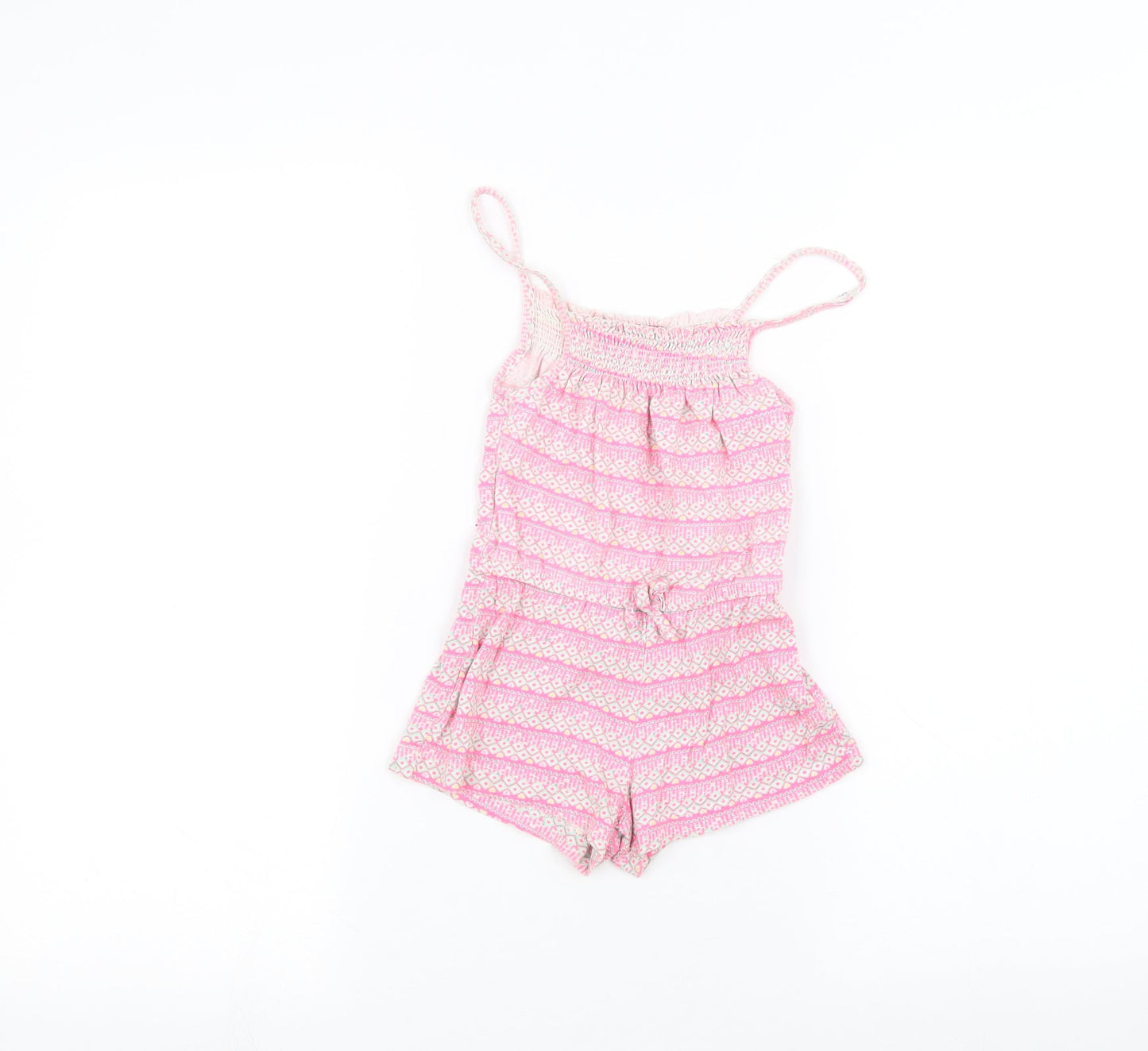 Young Dimension Girls Pink   Playsuit One-Piece Size 4-5 Years