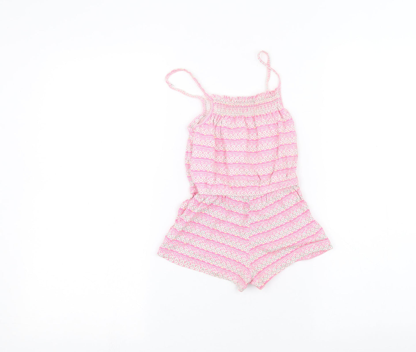 Young Dimension Girls Pink   Playsuit One-Piece Size 4-5 Years