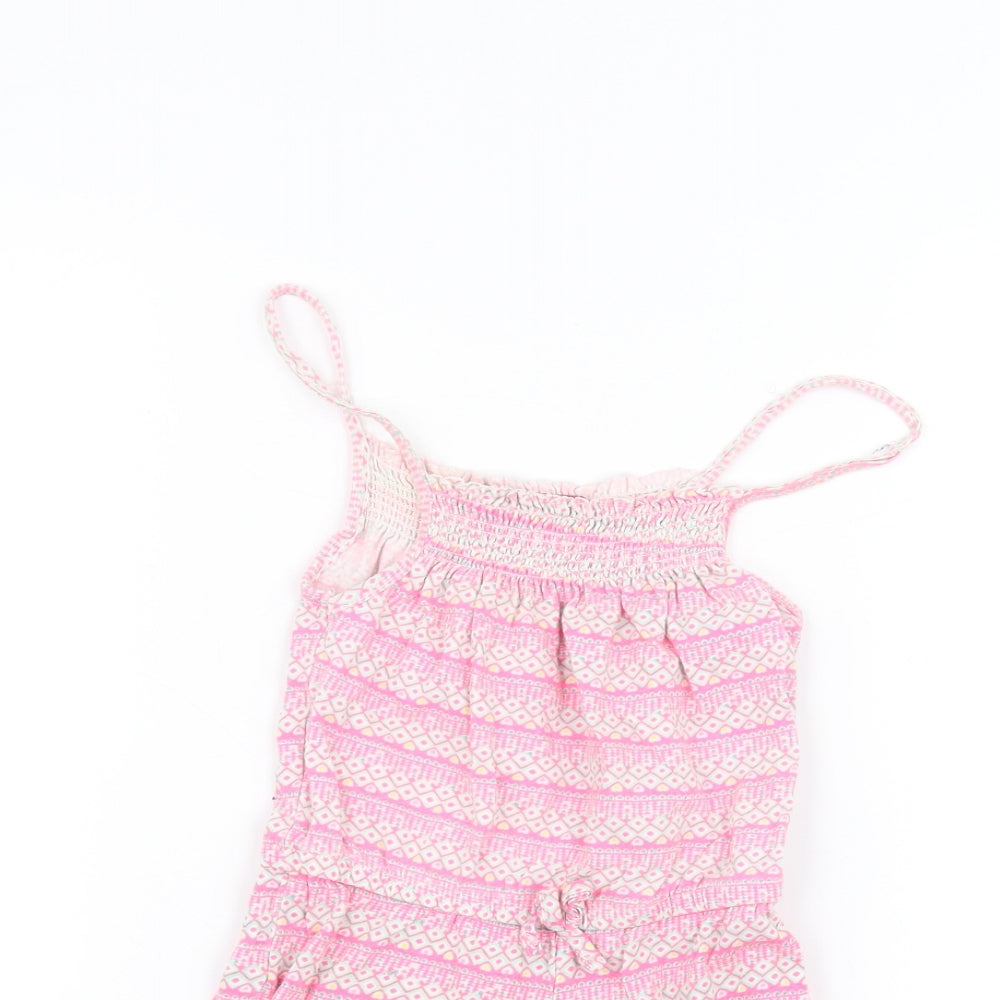 Young Dimension Girls Pink   Playsuit One-Piece Size 4-5 Years