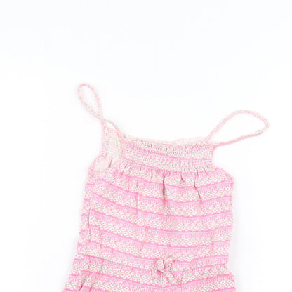 Young Dimension Girls Pink   Playsuit One-Piece Size 4-5 Years