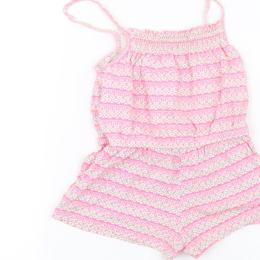 Young Dimension Girls Pink   Playsuit One-Piece Size 4-5 Years