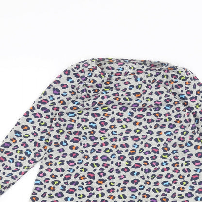 Land's End Girls Grey   Basic T-Shirt Size 3 Years