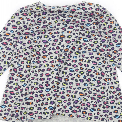 Land's End Girls Grey   Basic T-Shirt Size 3 Years
