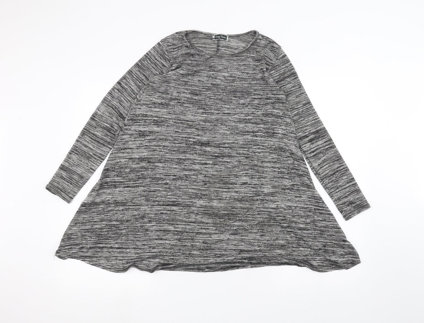 Womens UK Size 8 Preworn Black Basic Blouse