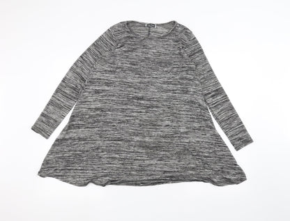 Womens UK Size 8 Preworn Black Basic Blouse