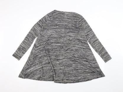 Womens UK Size 8 Preworn Black Basic Blouse