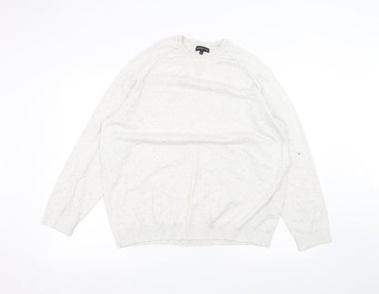 Womens UK Size XL Red Herring White Pullover Jumper