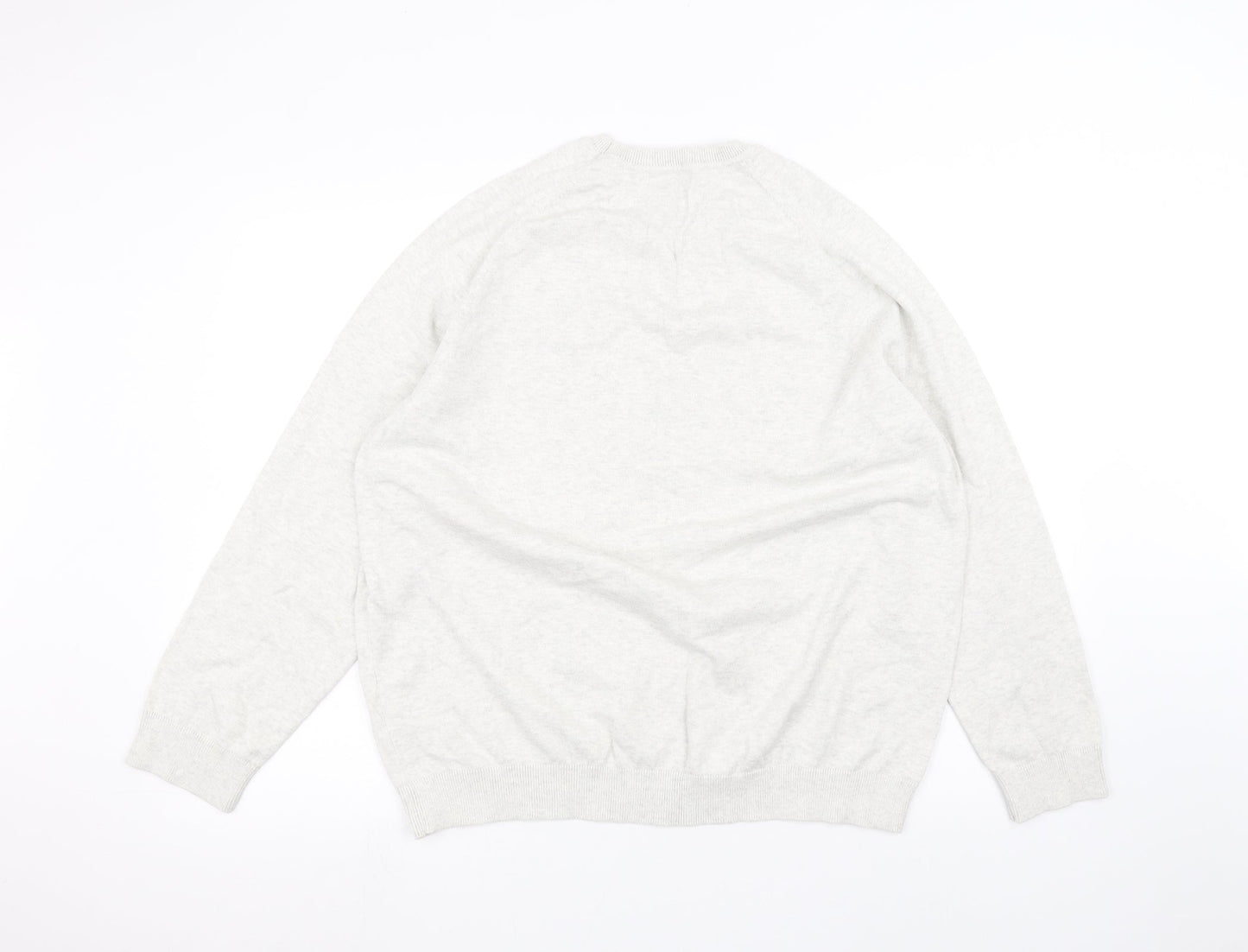 Womens UK Size XL Red Herring White Pullover Jumper