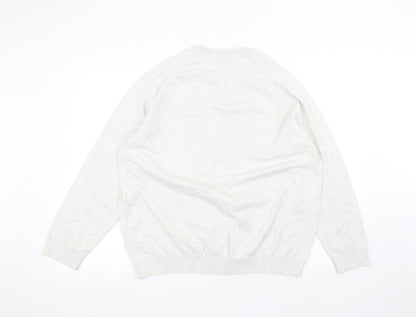 Womens UK Size XL Red Herring White Pullover Jumper