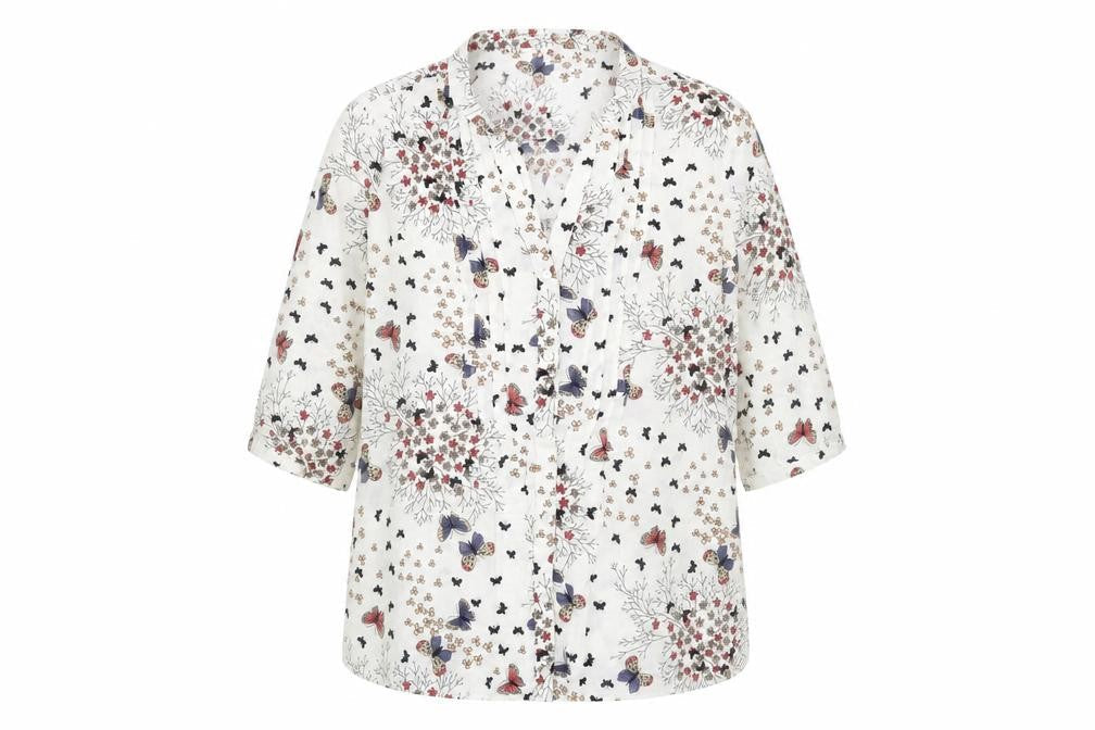 Womens UK Size 16 Being casual White Basic Button-Up