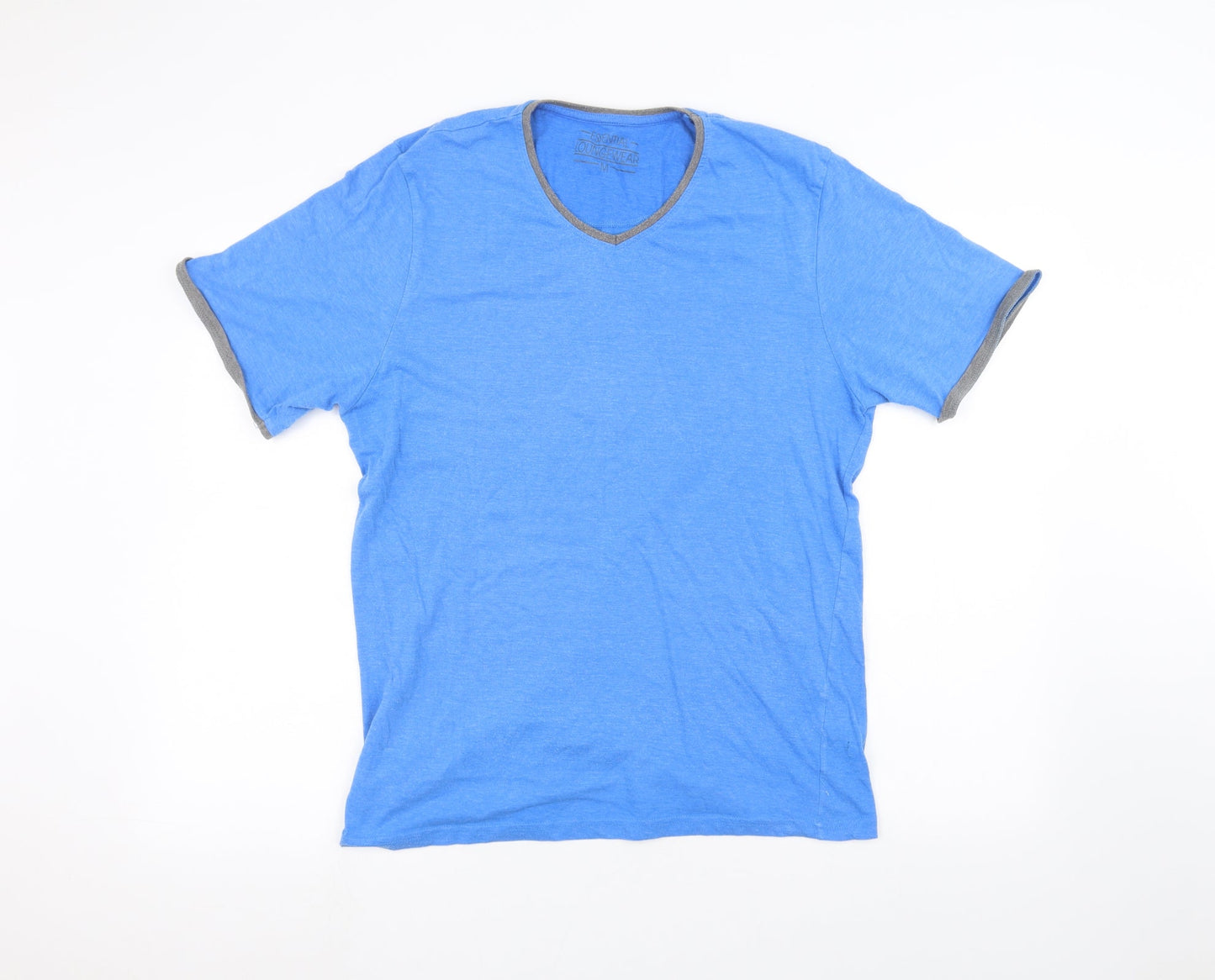 Essential Mens Blue    T-Shirt Size M