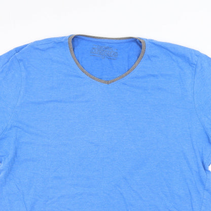 Essential Mens Blue    T-Shirt Size M