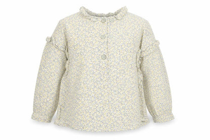 Front view of Next girls’ multicoloured floral basic blouse, size 12-18, months