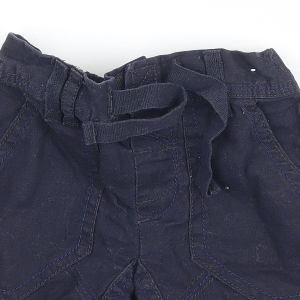 NEXT Boys Blue   Cargo Trousers Size 3-6 Months  - Shorts