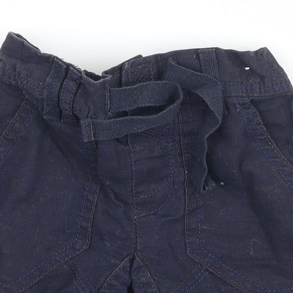 NEXT Boys Blue   Cargo Trousers Size 3-6 Months  - Shorts